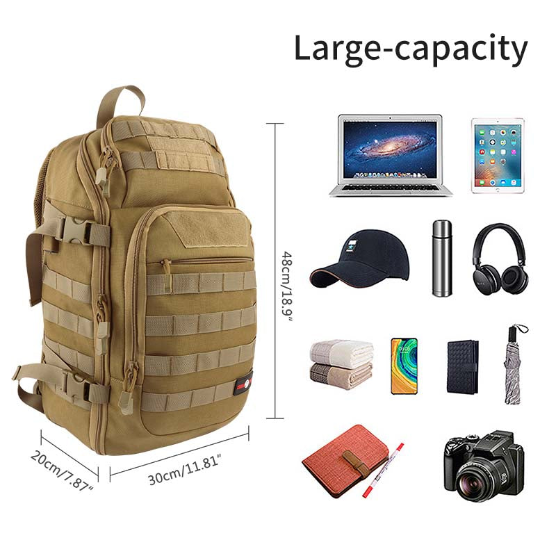 40L Tactical MOLLE Backpack