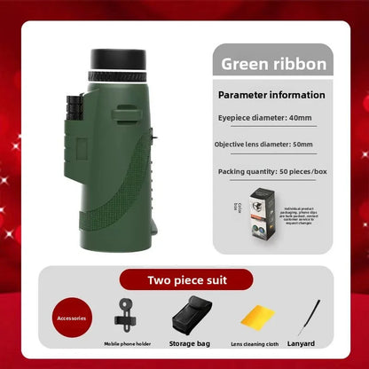 Monocular Telescope 80x100 HD High Power 5000M Long Range Zoom Tool for Hunting Outdoor Camping Hiking Travel Binoculars